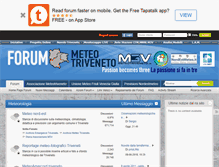 Tablet Screenshot of forum.meteotriveneto.it