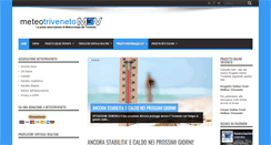 Desktop Screenshot of meteotriveneto.it